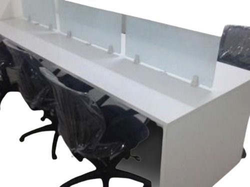 Handmade 10 Foot Long Plywood And Aluminum Durable Pre-Laminated Modular Office Workstation