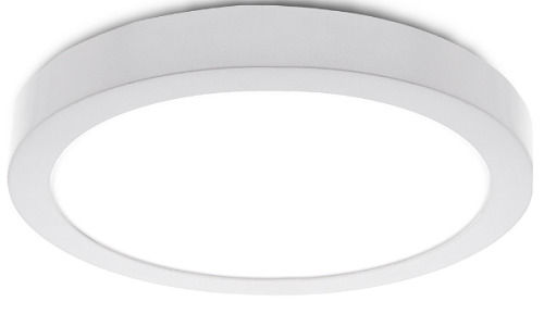 White 16 X 16 X 2.2 Cm 199 Gram 220 Volt Round Plastic And Ceramic Led Ceiling Light 