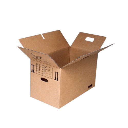 Plain Brown Corrugated Shipping Box