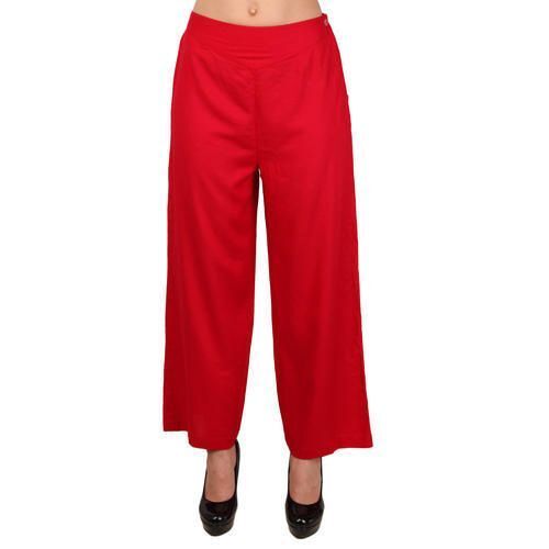 Buy Womens Ladies Cotton Linen Trousers Elastic Waist Loose Fit Summer with  Pockets Casual Trouser Online at desertcartINDIA