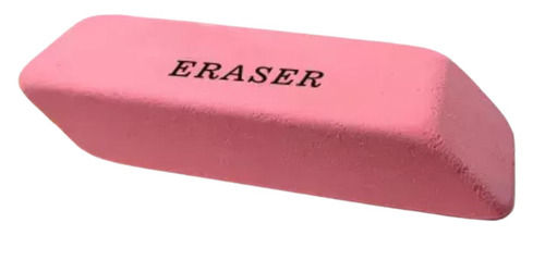2.5 Inches Rectangular Plain Soft And Non Dust Plain Latex Eraser 