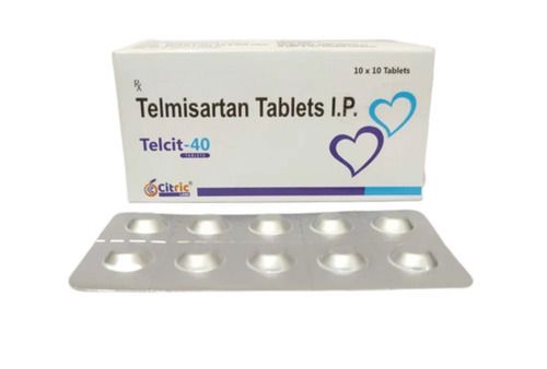  40 Mg Telmisartan Tablet I.P. Pak Of 10X10 Tablets General Medicines