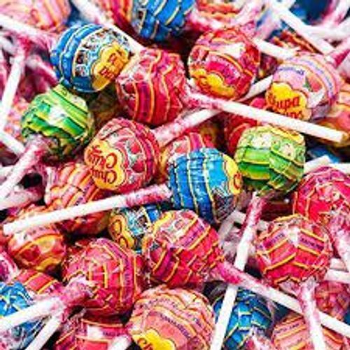 Fruity Hard Candy Mounted On Stick Delicious Tasty And Sweet Multi Flavor Lollipops 