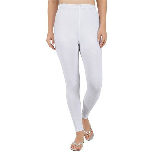 Best Quality And Perfect For Daily Wear And Casual Wear Ladies White Legging 