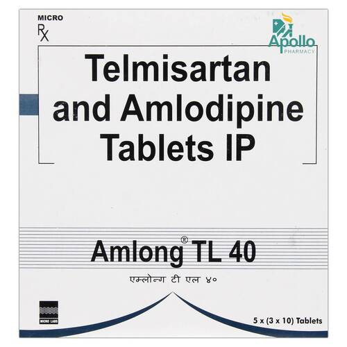 Amlong-Tl 40 Tablet, 5 X 3 X 10 Tablets