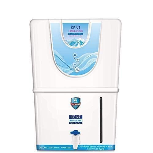 Smart And User-Friendly Design Ro + Uv Kent Pride Plus Mineral Water Purifier, 8 Liters Installation Type: Wall Mounted