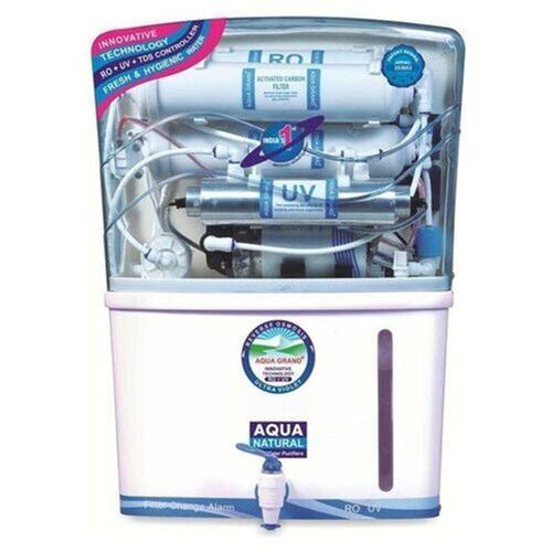 Plastic Wall Mountable Ro Uv Uf Tds Aqua Grand Water Purifier, 12 Liters