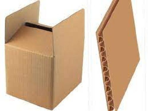 Brown 3 Ply Matte Finish Corrugated Box