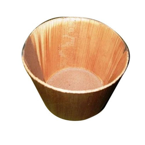 Environment Friendly Disposable Round Shape Natural Easy To Use Light Weight Areca Leaf Cup