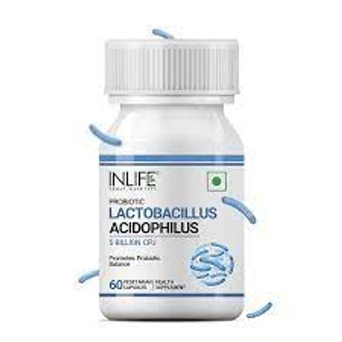 Inlife Probiotic Lactobacillus Acidophilus 5 Billion Cfu Vegetarian Capsules