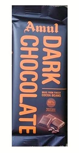 Red 40 Grams And Gluten Free Solid Sweet And Tasty Amul Dark Chocolate