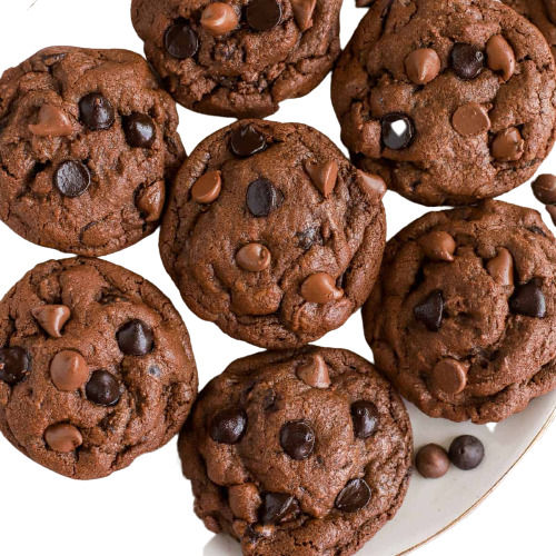 Sweet And Crispy Gluten Free Delicious Round Chocolate Chip Cookies 