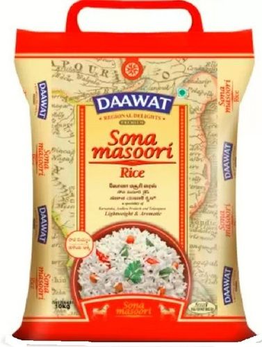 Commonly Cultivated Dried Long Grain Sona Masoori Rice, 10 Kilogram
