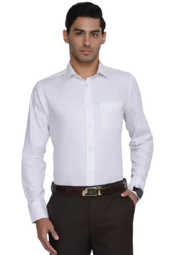 Mens Full Sleeves Spread Collar Formal Wear Plain Soft Cotton Shirt  Age Group: 18 To 45