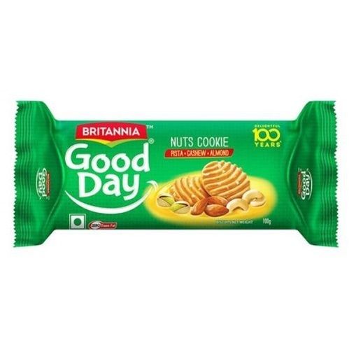 Round Sweet And Crispy Texture Low Fat Britannia Good Day Biscuit