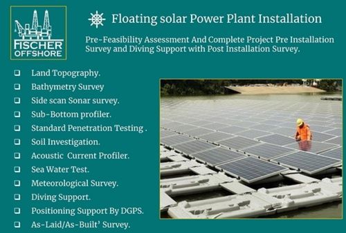 Floating Solar Power Plant Survey Services