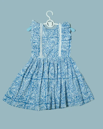 Trendy And Fashionable Printed Girls Kids Dress