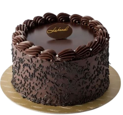  1 किलोग्राम ए ग्रेड मीठा और स्वादिष्ट गोल ताज़ा चॉकलेट केक 