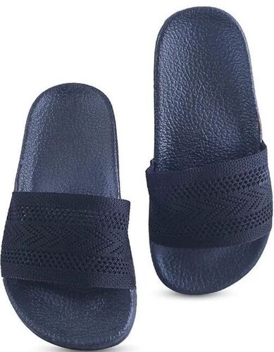 महिलाओं के लिए नीला आरामदायक और हल्का कैज़ुअल वियर रबर फ्लिप फ्लॉप