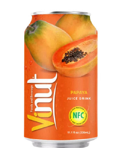 Tablets 330 Ml Sweet And Real Taste Papaya Juice Drink With No Added Preservatives