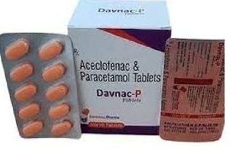 Aceclofenac And Paracetamol Davnac-P Tablets Age Group: Adult