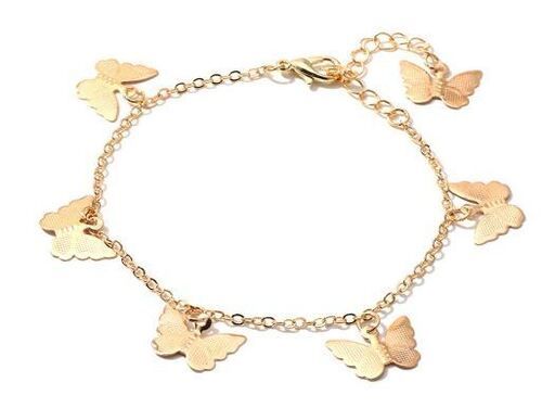 The Multi Butterfly Chain Bracelet Small/Medium (8 Inches)