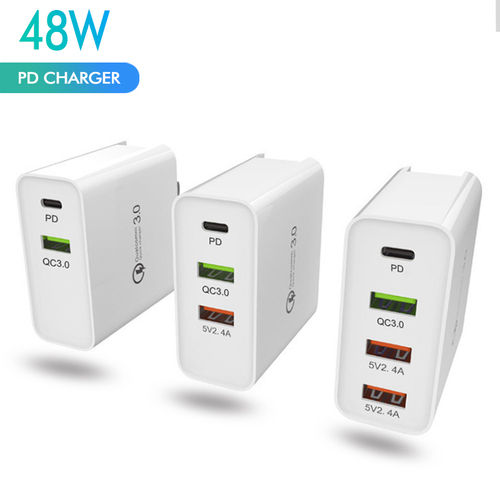 Safe And Reliable White And Black Pd 48w Charger