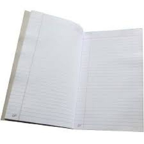 Writing Notebook - Soft White Paper, A4 Size, Lightweight & Eco-Friendly | Moisture Resistant, Single Line Binding, Rectangular Design