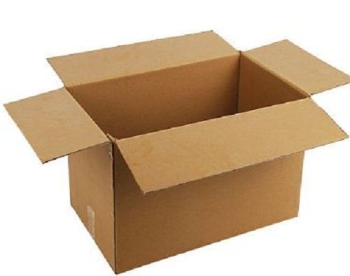 Simple High Strength Self Locking Brown Paper Corrugated Carton Boxes For Packing