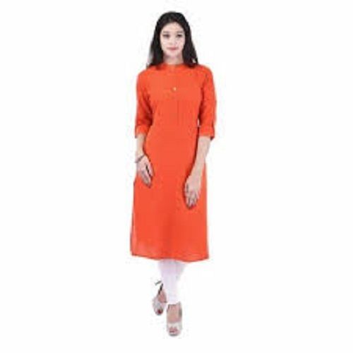 Comfortable And Washable Ladies Casual Wear Cotton Kurti