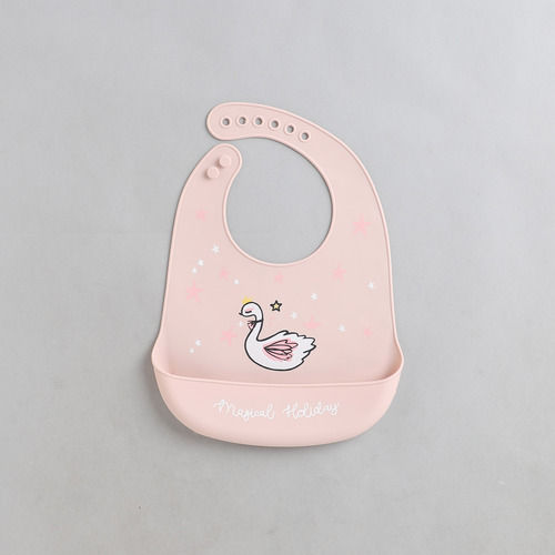 Breathable Light Weighted Printed Silicone Kids Bibs