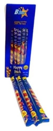 Sweet And Crispy Round Vanilla And Strawberry Choco Wafer Stick 