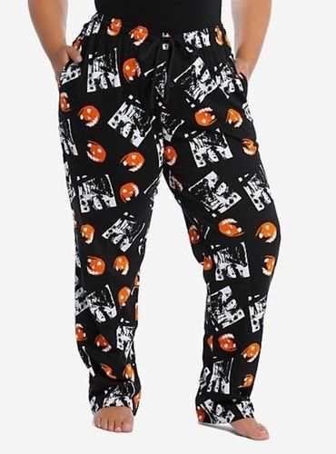 Casual Wear Printed Breathable Hypoallergenic Halloween Pattern Cotton Pajama For Ladies