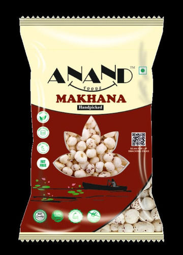 100 Percent Natural Anand Handpicked Makhana Rich In Fiber, Calcium And Protein