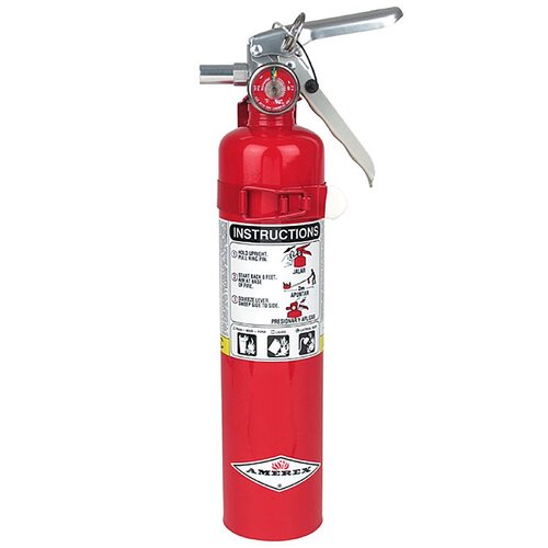 Red Mild Steel 37.5 Cm*12.4 Cm*8.6 Cm Dimension Fire Extinguisher