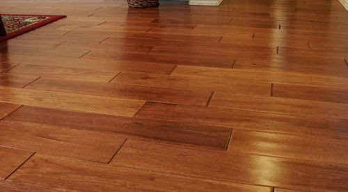 Dark Brown 12X18 Inches Polished Waterproof Non-Slip Oak Wood Laminated Flooring