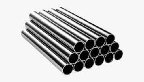 8 mm Thickness Polished Round Shape Silver Mild Steel Pipes