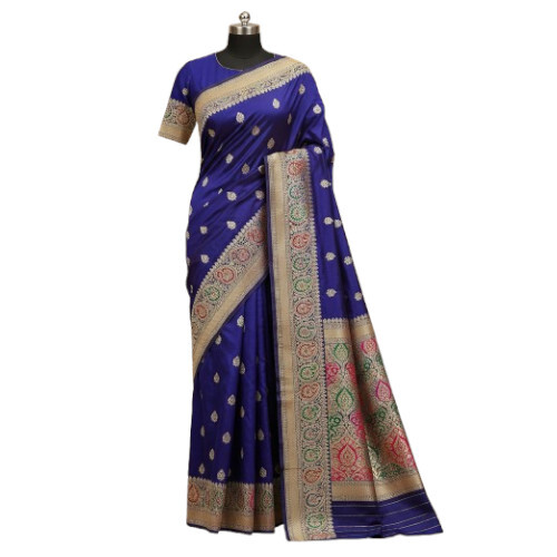 Pashmina Silk Saree - Color: Green