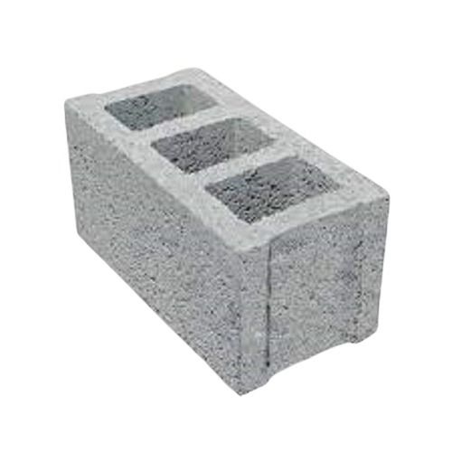 Gray Rectangle Shape 8 Inch Size High Strength Grey Hollow Bricks