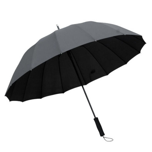 420 Gram Manual Open And Close Plain Polyester Umbrella With 24 Ribs