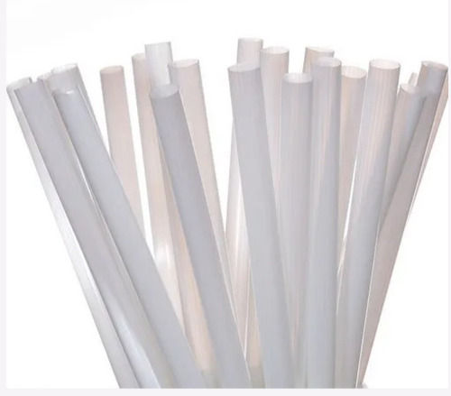 White PLA Straws Straight or Flexible - ECOPAK