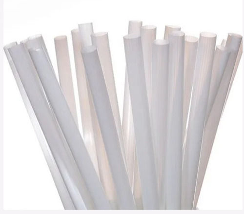 Eco Friendly Light Weight Easy To Use White Disposable Paper Straw (5Mm) Injection