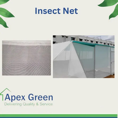 Milky White Insect Net With 3 Years Of Warranty - Length: 100  Meter (M)