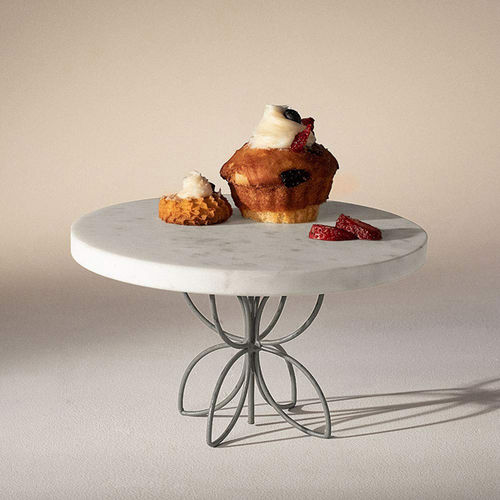 Excellent Design Round Shape Marble Cake Stand