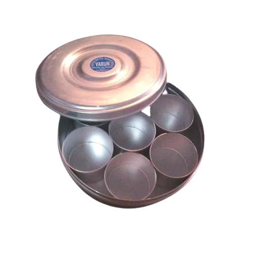 Matte Lamination Galvanized Corrosion Resistance Round Aluminium Container With 7 Bowls