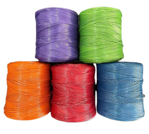 Dyed Plain Bright Lustre Twisted Polyester Carpet Yarn