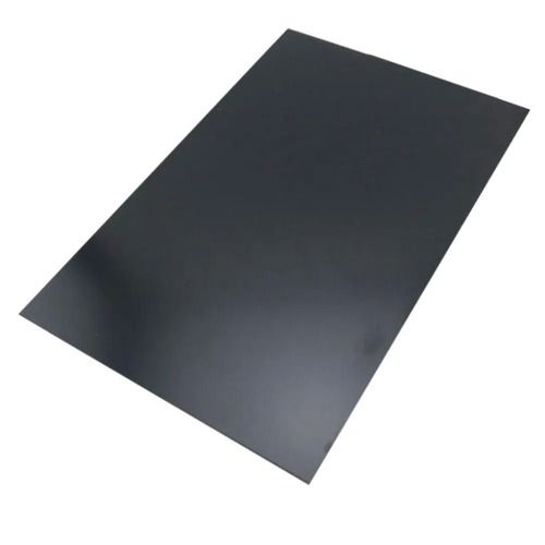 Black 3 Kilogram Rectangular Lightweight Plain Abs Plastic Sheets