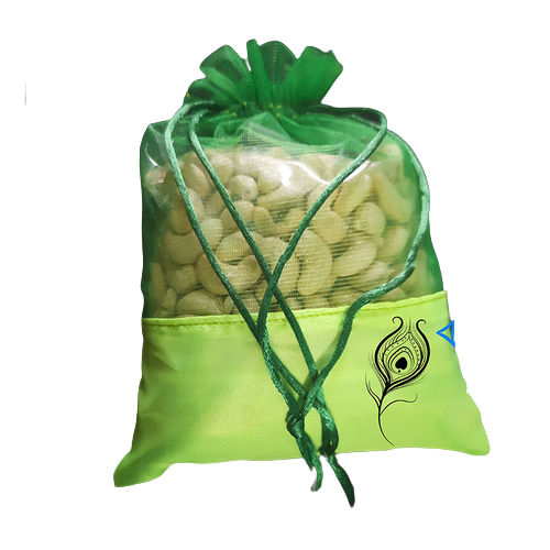 Customized Cashew Nut Dry Fruit Gift Packaging Drawstring Bags With Logo