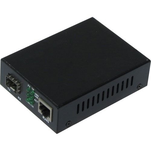 70.5X94X26.5 MM 2.5 Watt 2 SFP Ports Copper Media Converter