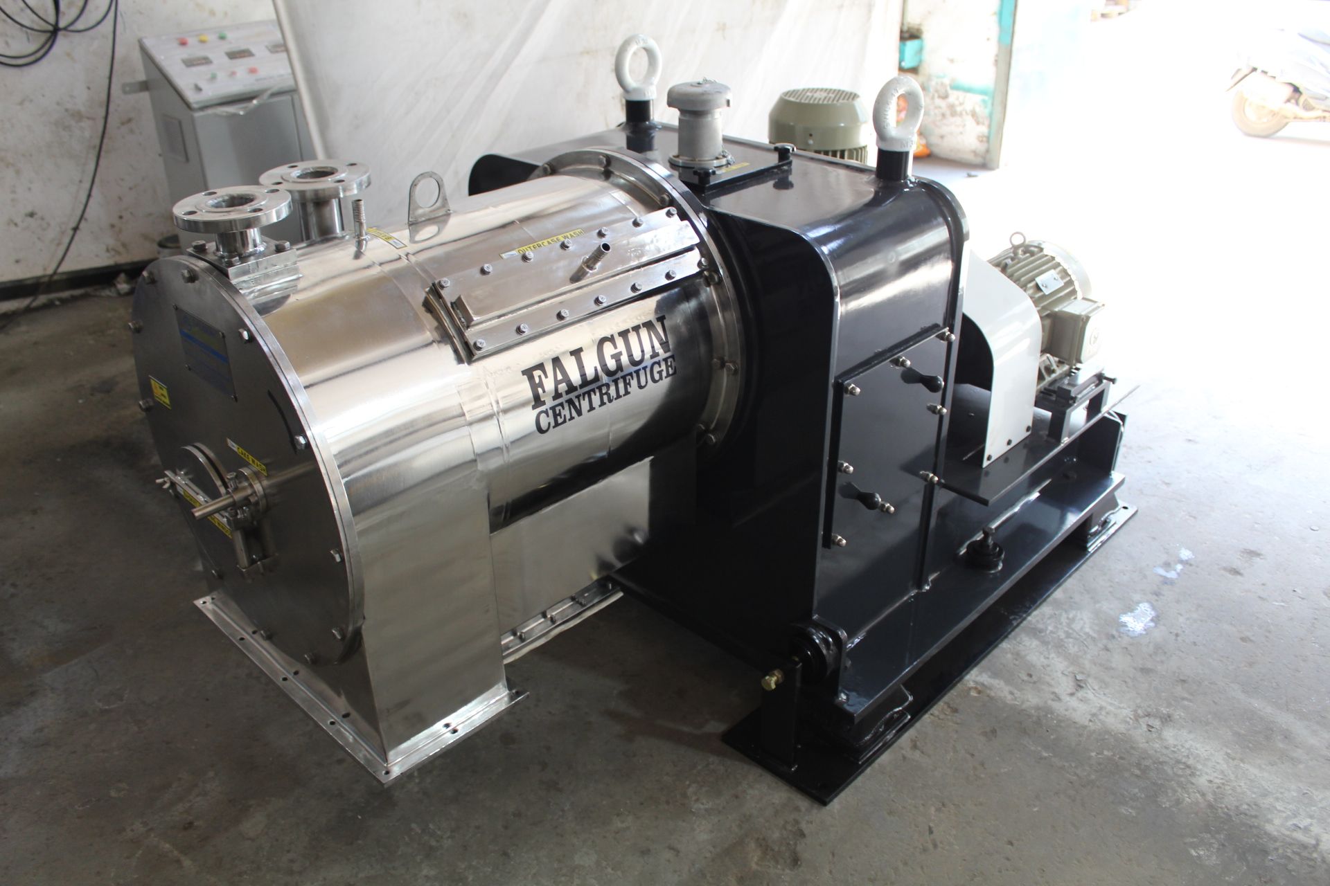 Sea Salt Processing Pusher Centrifuge Machine For Laboratory Use